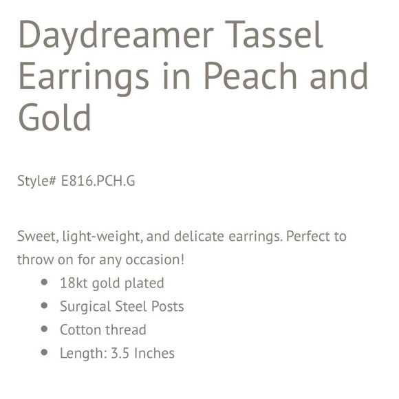 Erika Daydreamer Tassel Earrings - Picture 3 of 5
